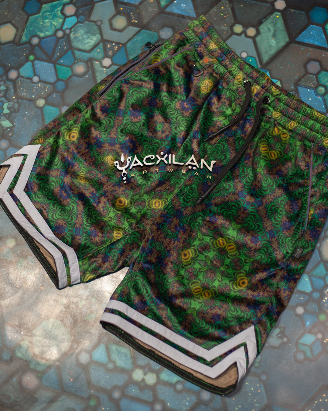 Boxing Short White Mountains Men / Velvet Fawn - ENTLINGS